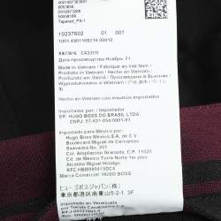Boss by Hugo Boss x Porsche Black Spandex Tapered Fit Pants XL