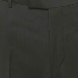 Pre Owned Hugo Hugo Boss Black Wool Trousers XL