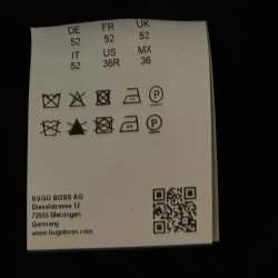 Pre Owned Hugo Hugo Boss Black Wool Trousers XL