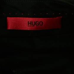 Pre Owned Hugo Hugo Boss Black Wool Trousers XL