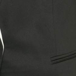 Pre Owned Hugo Boss Black Gabardine Single Breasted Blazer S