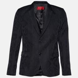 Hugo Boss Black Quilted Armando Tailored Blazer L