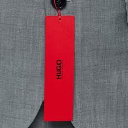 Hugo Boss Grey Wool Single-Breasted Suit L