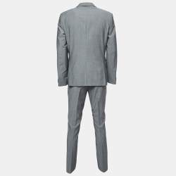 Hugo Boss Grey Wool Single-Breasted Suit L