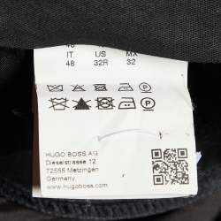 Hugo Boss Navy Blue Virgin Wool Trousers M
