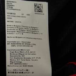 Pre Owned Hugo Boss Blue Wool Single Breasted Three Piece Pants Suit L