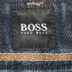 Hugo Boss Navy Blue Candiani Denim Jeans XXXL Waist 40"