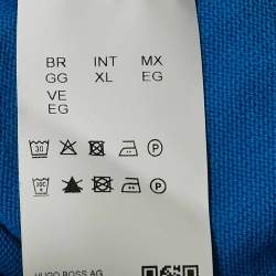 Boss Hugo Boss Blue Cotton Knit Long Sleeve Sweatshirt XL