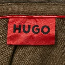 Hugo Boss Green Military Print Cotton Knit Hoodie & Cargo Jogger Set S