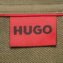 Pre Owned Hugo Boss Green Cotton Hooded Sweatshirt S