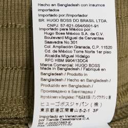 Hugo Boss Olive Green Cotton Dayote Joggers S