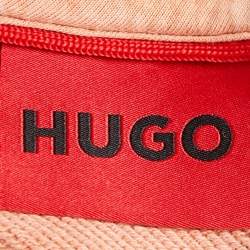 Hugo Boss Light Orange Cotton Knit Hoodie and Joggers Set S