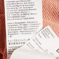 Hugo Boss Light Orange Cotton Knit Hoodie and Joggers Set S
