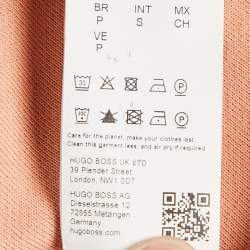 Hugo Boss Light Orange Cotton Knit Hoodie and Joggers Set S