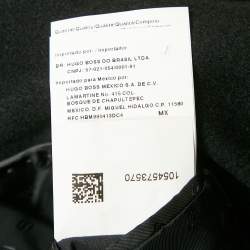 Boss Selection by Hugo Boss Black Cashmere Blend Felt Mid-Length Coat M