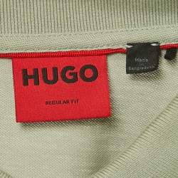 Hugo Boss Green Pique Cotton Polo T-Shirt XXL