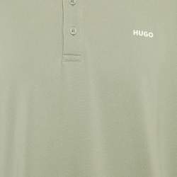 Hugo Boss Green Pique Cotton Polo T-Shirt XXL