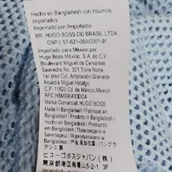 Hugo Boss Blue Printed Mesh Crewneck Dstaros T-Shirt M