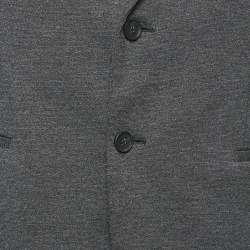 Hugo Boss Black Knit Button Front Tailored Blazer L
