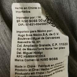 Pre Owned Hugo Boss Grey Jersey Polo T-Shirt L
