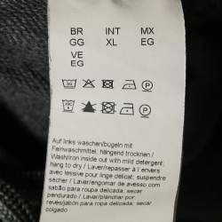 Pre Owned Hugo Boss Grey Cotton Knit Doak Trackpants XL