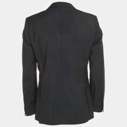 Pre Owned Hugo Boss Navy Blue Wool Regular Fit Blazer L