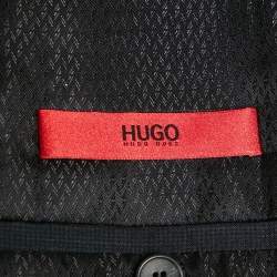 Pre Owned Hugo Boss Navy Blue Wool Regular Fit Blazer L