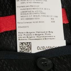 Pre Owned Hugo Boss Navy Blue Wool Regular Fit Blazer L