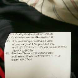 Pre Owned Hugo Boss Black Wool Single Breasted Suit XL