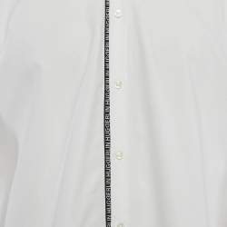 Pre Owned Hugo Boss White Cotton Extra Slim Fit Erondo Shirt XXL