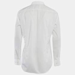 Pre Owned Hugo Boss White Cotton Slim Fit Keidi Shirt XL