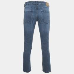 مملوكة مسبقًا Boss by Hugo Boss Dark Blue Denim Maine Regular Fit Jeans L