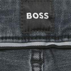 مملوكة مسبقًا بنطلون بوس باي هوغو بوس جينز دينيم أزرق ري-مين مقاس كبير