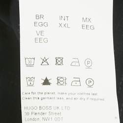 مملوكة مسبقًا Hugo Boss Navy Blue Jersey L-Perry Polo T-Shirt XXL