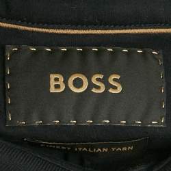 مملوكة مسبقًا Hugo Boss Navy Blue Jersey L-Perry Polo T-Shirt XXL