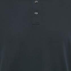 مملوكة مسبقًا Hugo Boss Navy Blue Jersey L-Perry Polo T-Shirt XXL