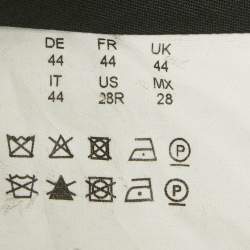 Pre Owned بدلة هوغو بوس أزرق صوف مزيج ضيق جداً صغير جداً