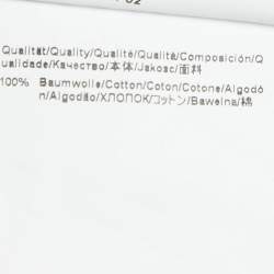 مملوكة مسبقًا قميص هوغو بوس ذو علامة حمراء أبيض بنسيج مميز ضيق جداً مقاس كبير جداً (إكسترا لارج)