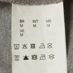 Pre Owned Hugo Boss Grey x NBA Grey Applique Jersey T-Shirt M