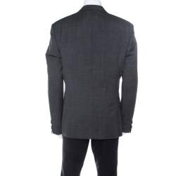 Hugo By Hugo Boss Anthracite Grey Wool Adris3/Heibo3 Tailored Blazer 3XL