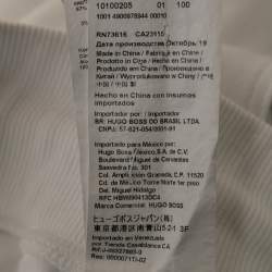 Hugo Boss White Cotton Logo Tape Trimmed Joggers S