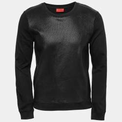 Hugo Boss Black Cotton Crewneck Sweatshirt M
