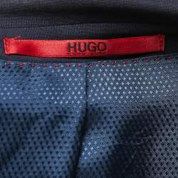 Hugo Boss Navy Blue Wool Single-Breasted Suit XL