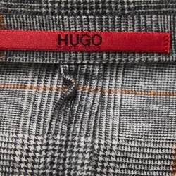 Hugo Boss Grey Check Patterned Wool Suit XL