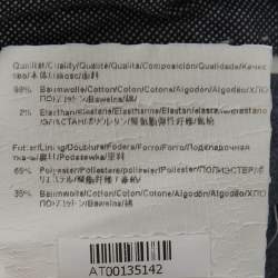 Hugo Boss Slate Blue Cotton Trousers L
