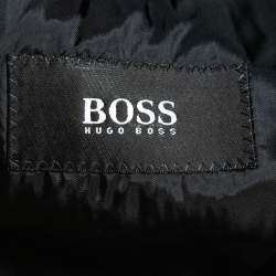 Hugo Boss Vintage Black Wool Single Breasted Blazer L