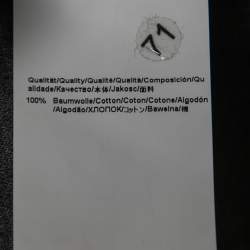 Pre Owned Hugo Boss Grey Cotton Knit Zip Front Hooded Jacket M