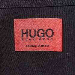 Hugo Boss Black Printed Cotton Shirt  XXL