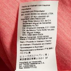 Hugo Boss Pink Pima Cotton Polo T-Shirt L