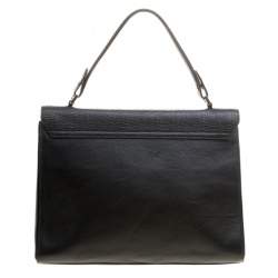 Hugo Boss Black Leather Top Handle Briefcase 